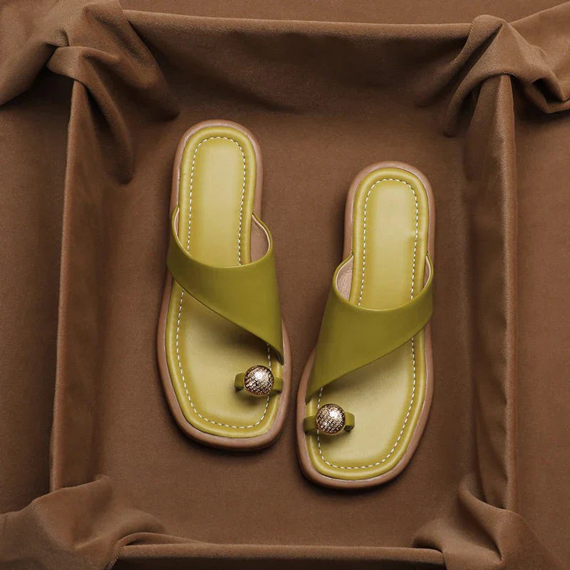 Damen Blockabsatz-Sandalen – Eckige Spitze & Verstellbare Riemen