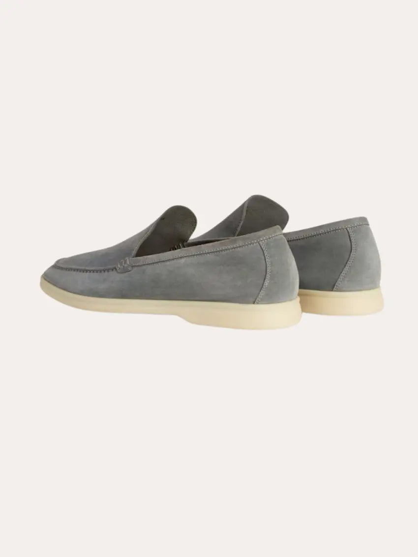 Classic Herren-Loafer aus Wildleder Grau