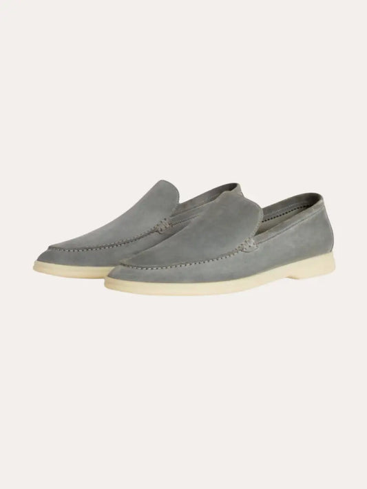 Classic Herren-Loafer aus Wildleder Grau