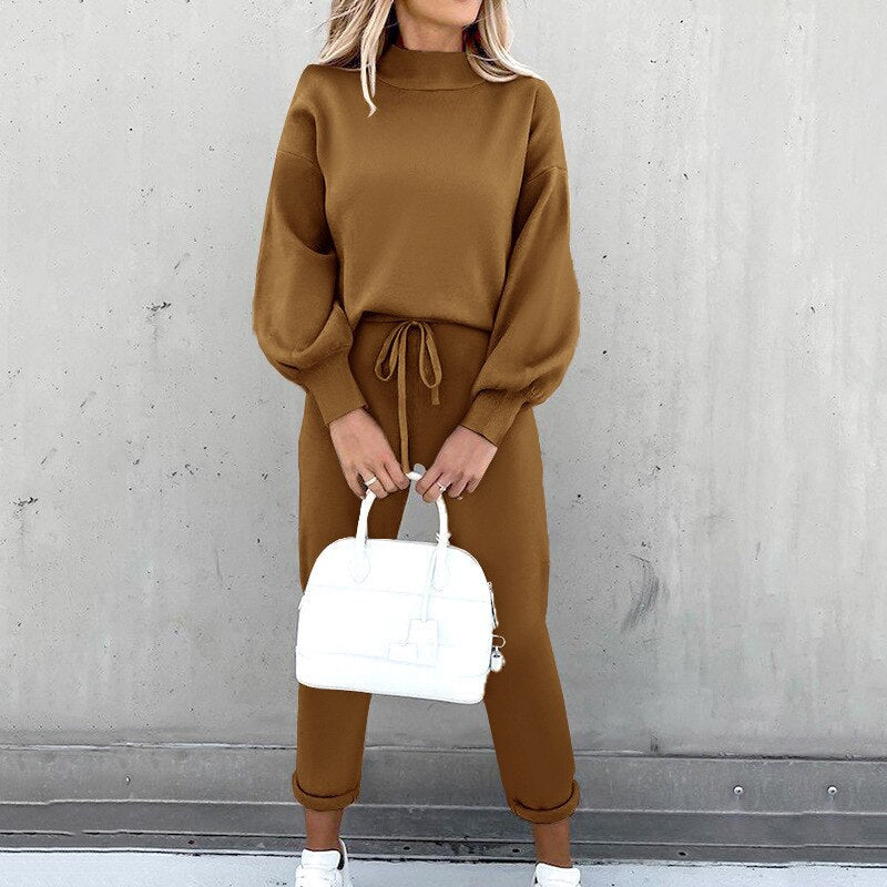 Hilda Pullover und Hosen Zweiteiler Set Weiches Material Müheloser Komfort und Stil