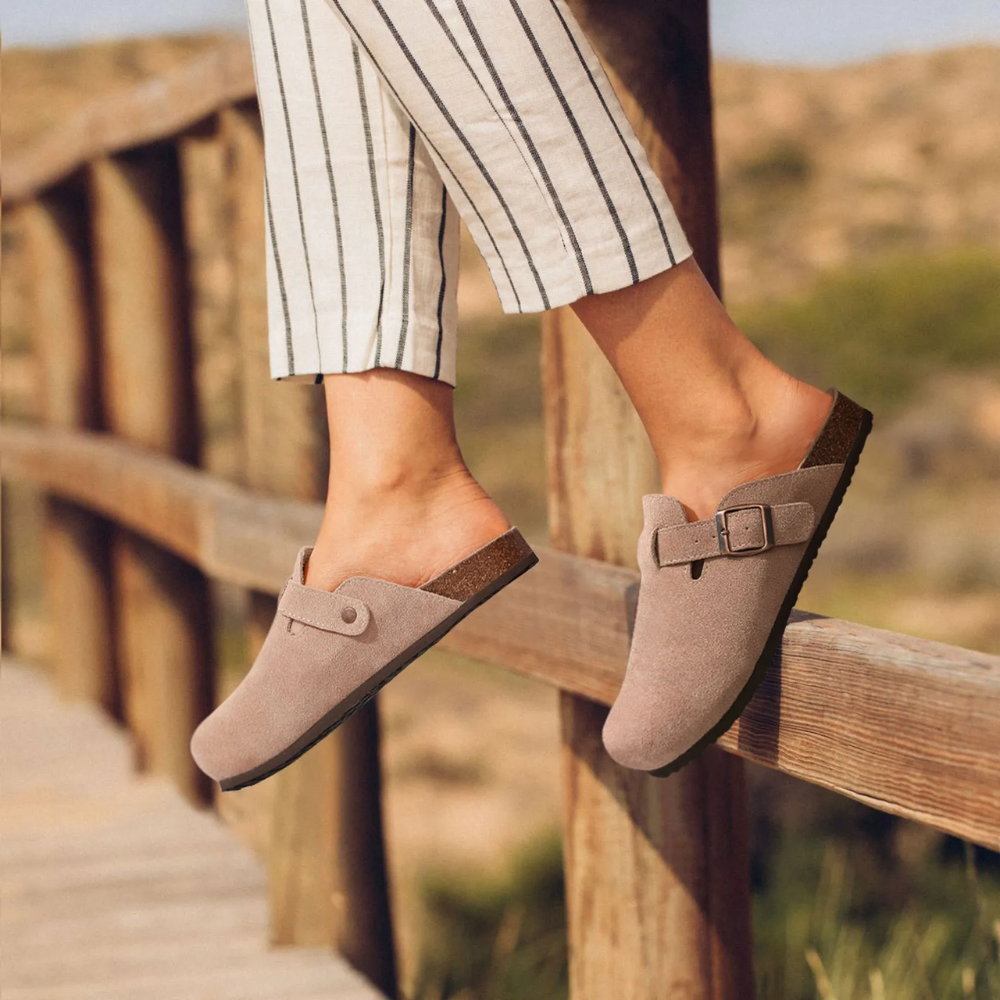Sandalen Damen Komfort Fußbett Unterstützung Weiche Sohle
