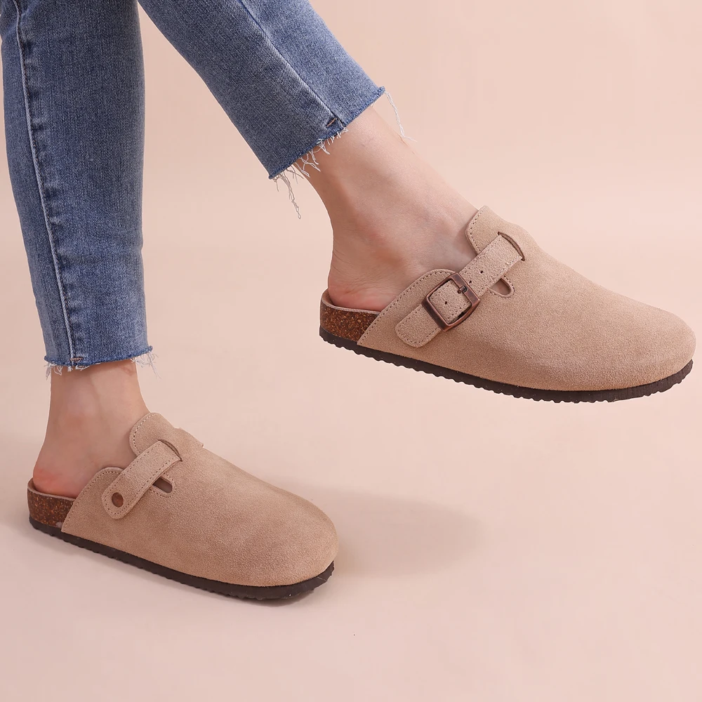 Sandalen Damen Komfort Fußbett Unterstützung Weiche Sohle