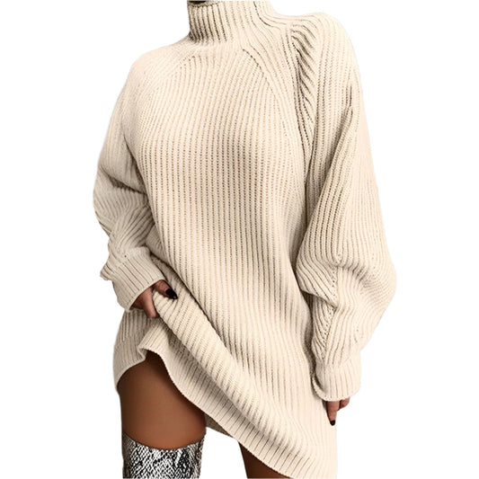 Unisex Großer Rollkragenpullover Winterwärme Oversized Passform