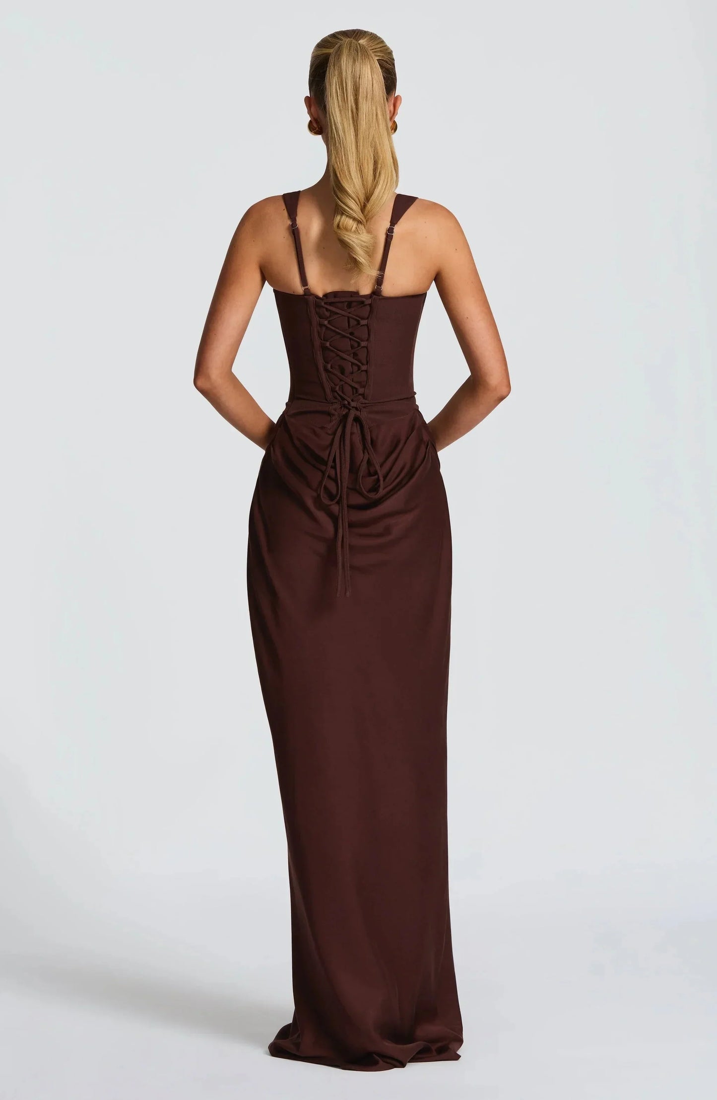 Elisa - Vestido largo ajustado para mujer