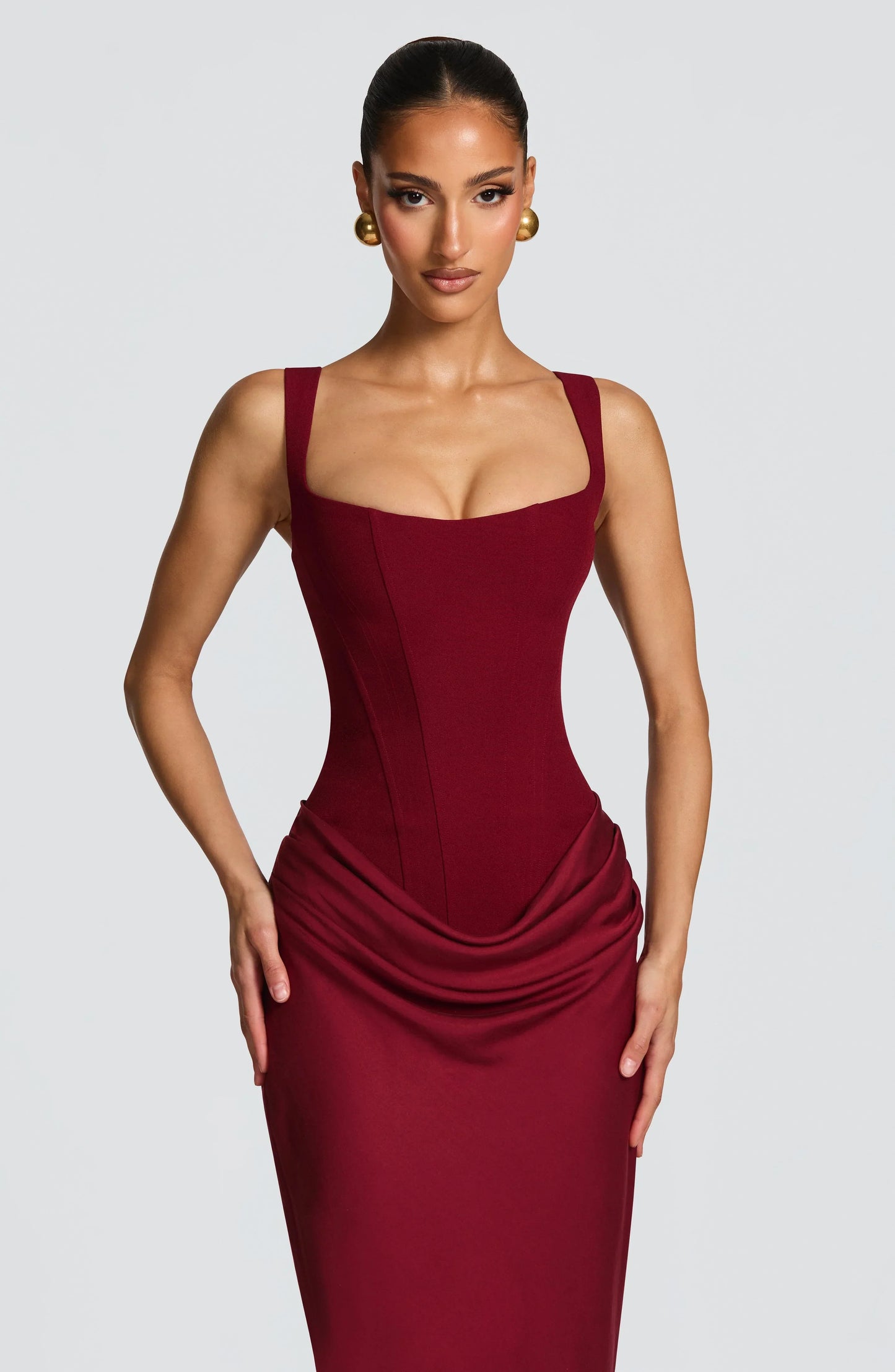 Elisa - Vestido largo ajustado para mujer