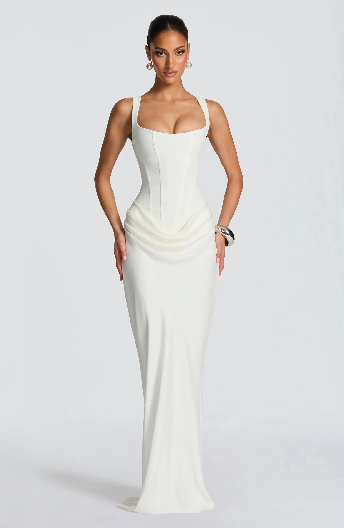 Elisa - Vestido largo ajustado para mujer