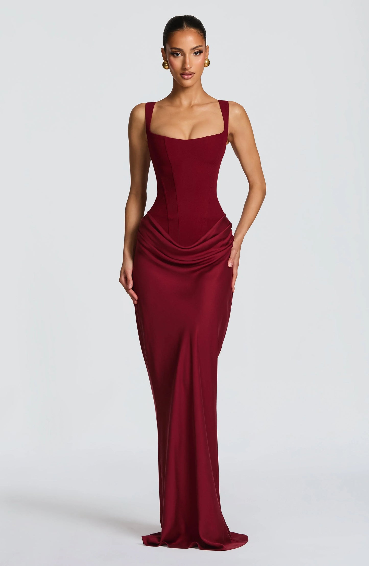 Elisa - Vestido largo ajustado para mujer